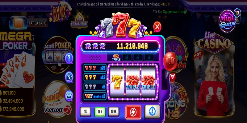 Giới thiệu chi tiết về trò chơi 777 Rikvip