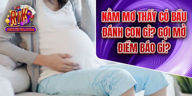 Nằm Mơ Thấy Có Bầu Đánh Con Gì? Gợi Mở Điềm Báo Gì?