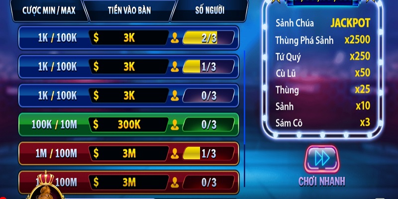 Thuật ngữ Stud Poker