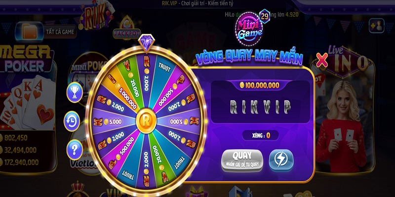 Tổng quan về game vòng quay may mắn Rikvip